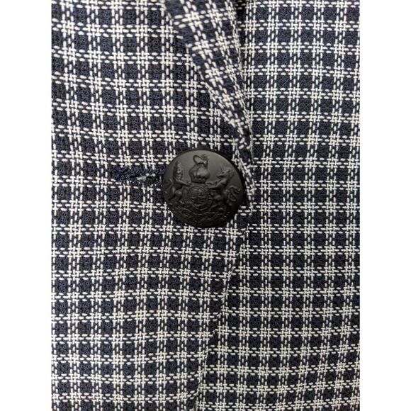 Veronica Beard Classic Long and Lean Dickey Blazer Black & White Jacket Size 10 - Picture 2 of 10